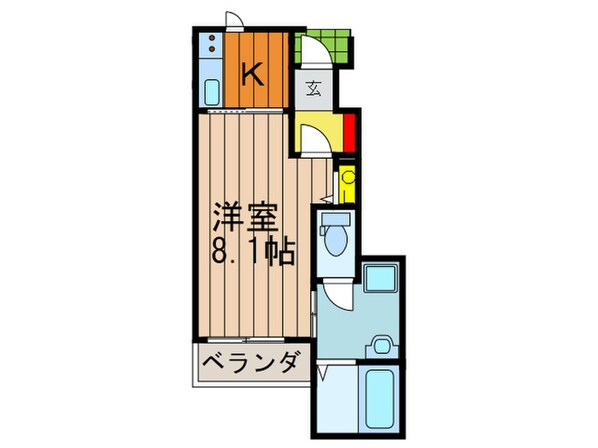 テレザート北山の物件間取画像